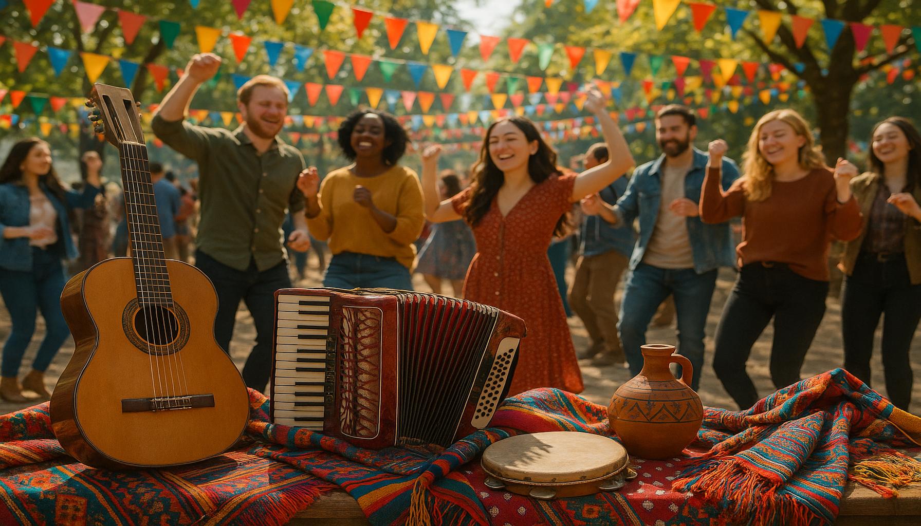 The Influence of Folk Music on the Creation of Modern Cultural Identities